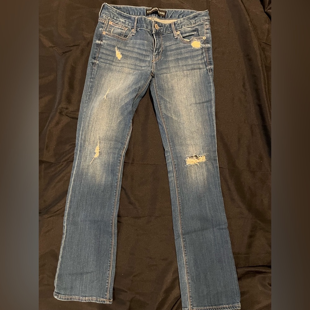 Express Distressed Jeans